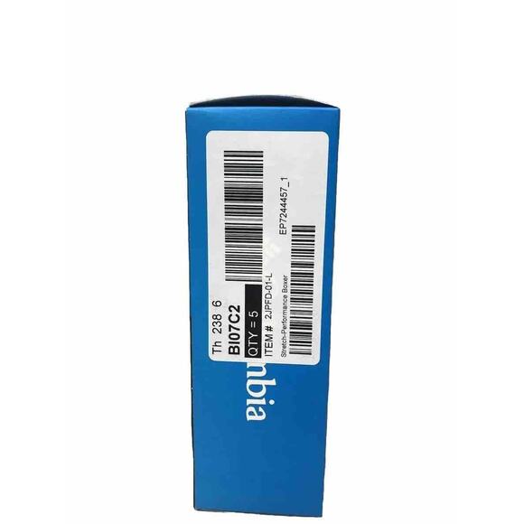 Columbia High-Performance Stretch Boxer Briefs 3 Pack Men's L 36-38 Multicolor - Picture 2 of 7